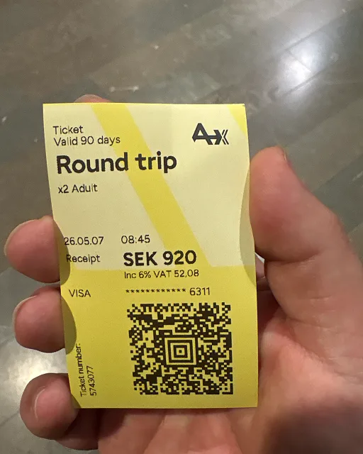 Lippu AXS round trip